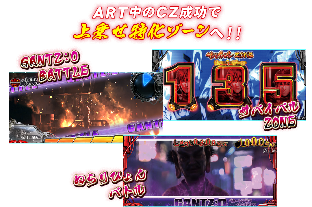 ART中のCZ成功で上乗せ特化ゾーンへ！！
